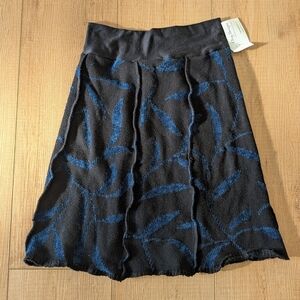 ooak HANDMADE KNIT SKIRT funky XS S